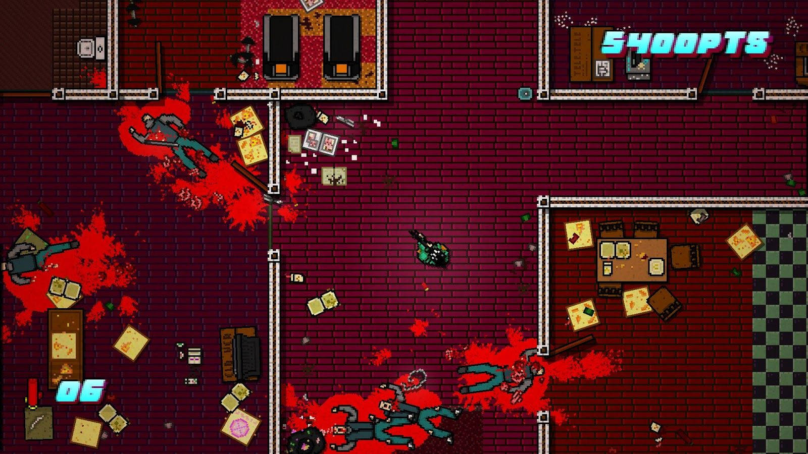 "Be careful - one wrong move can mean disaster in Hotline Miami 2: Wrong Number" Wallpaper