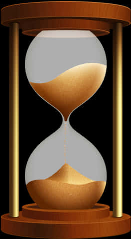 Hourglass Sand Timer Graphic PNG