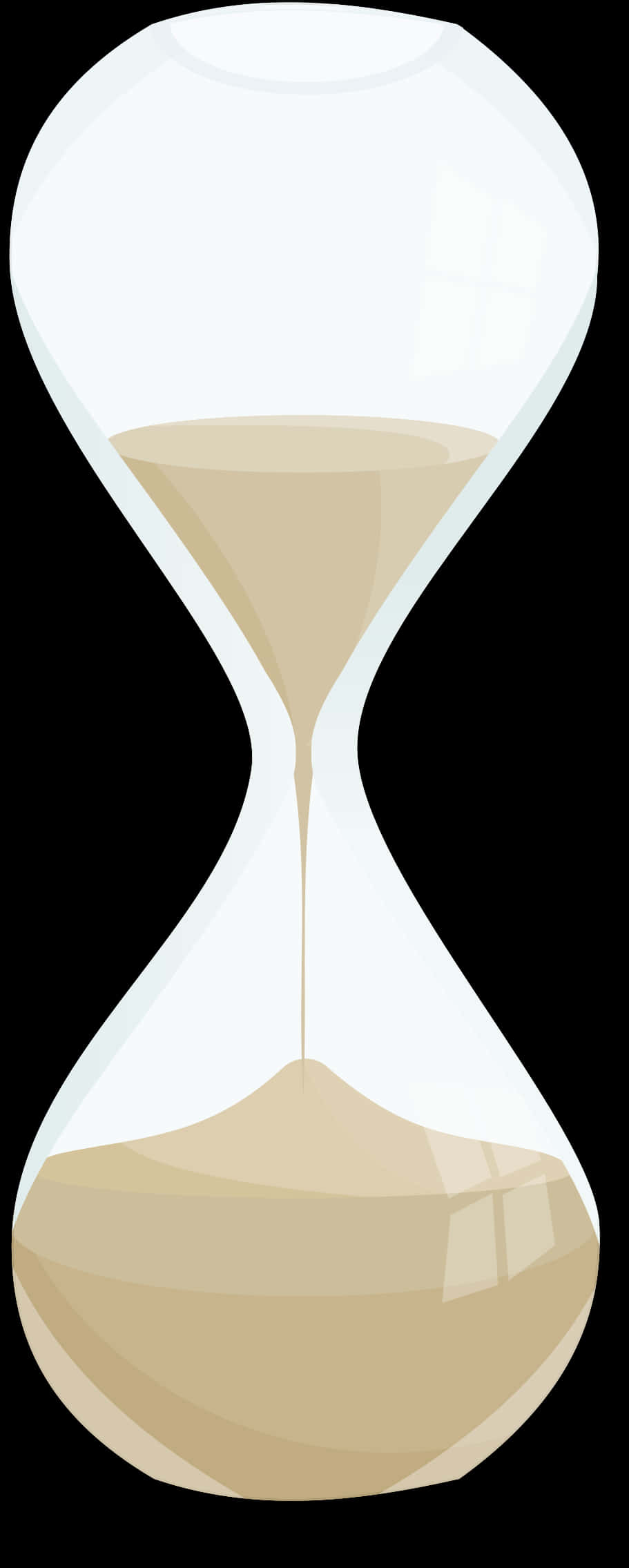 Hourglass Sand Timer Vector PNG