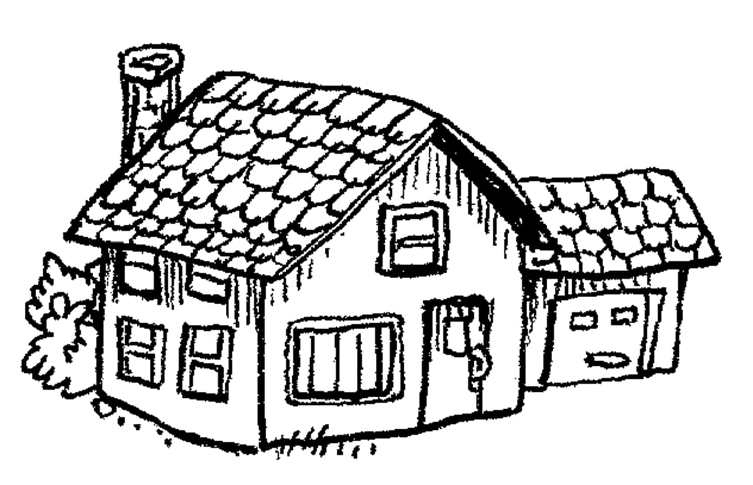 Original Hand Painted PNG Picture, Original Hand Painted Children S Simple  Stroke House, House Drawing, Child Drawing, Hand Drawing PNG Image For Free  Download