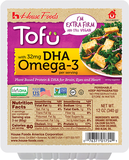 House Foods Extra Firm Tofu Package PNG