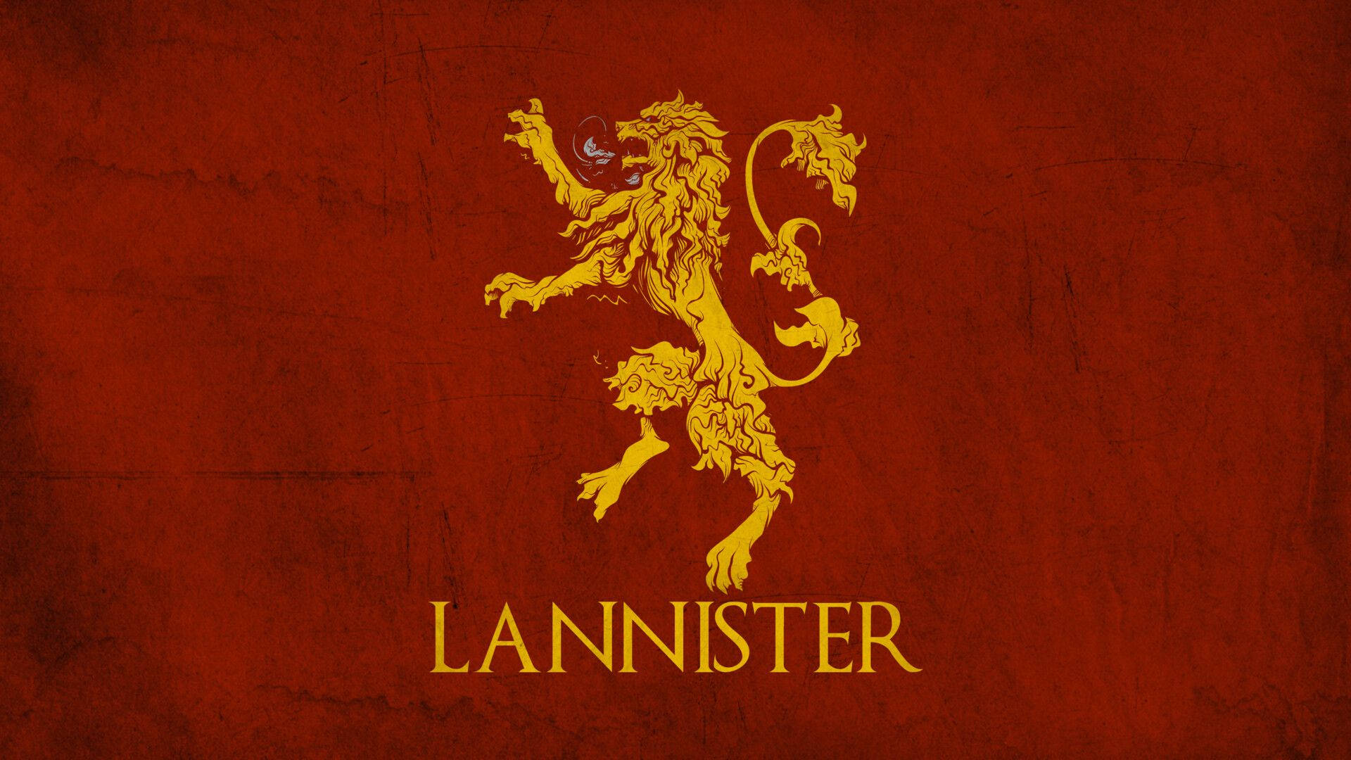 House Lannister Red Textured Wallpaper