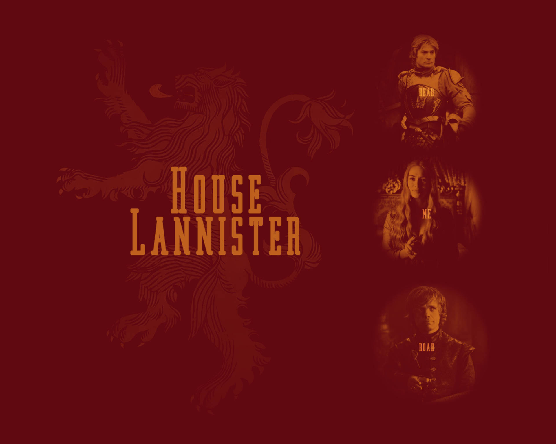 Hus Lannister Tyrion Cersei Jaime Wallpaper