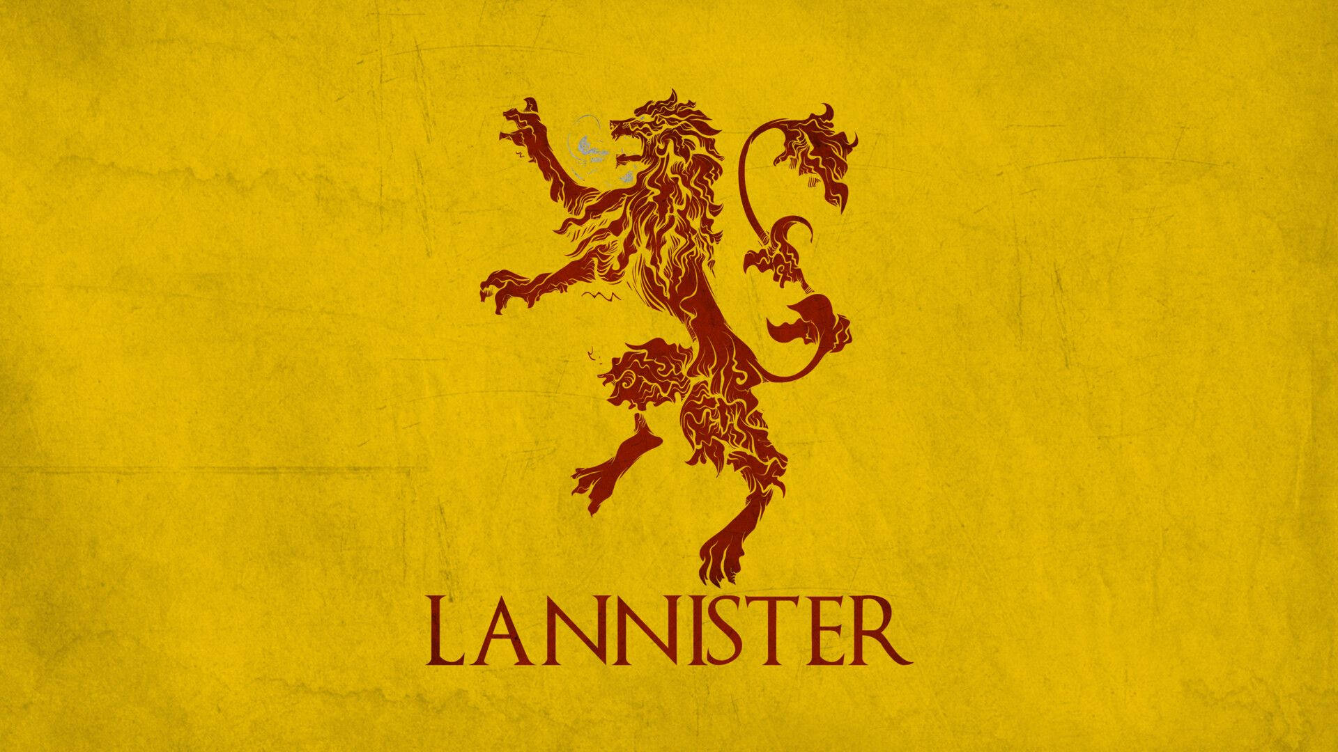 House Lannister Yellow Crumpled Wallpaper