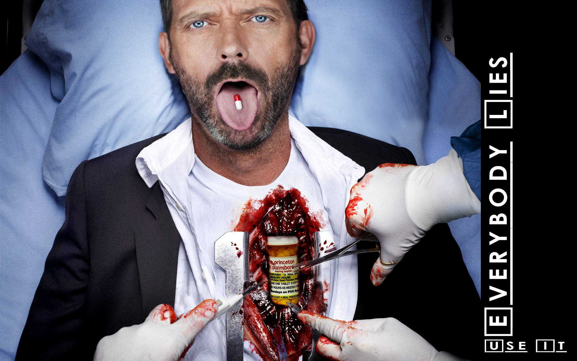 House Md Bloody Wallpaper