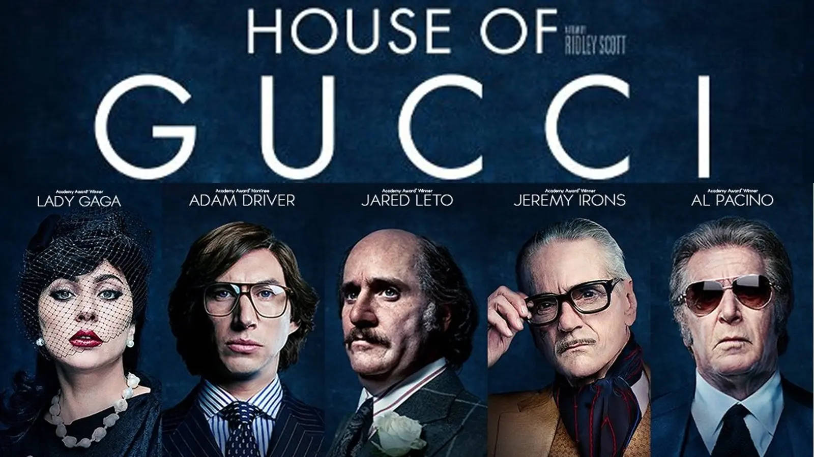 House Of Gucci Cast Portrait Wallpaper