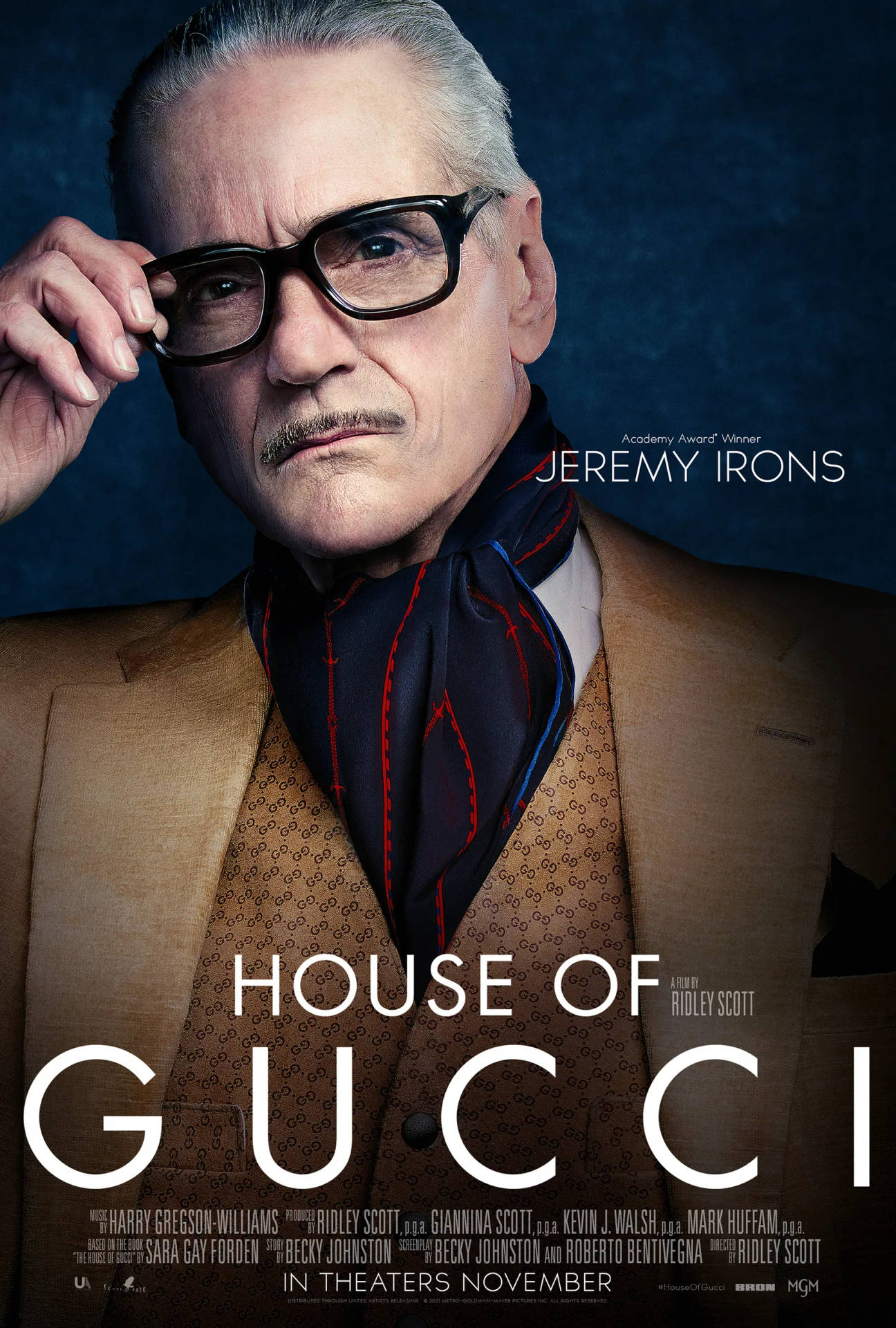 House Of Gucci Jeremy Irons Poster Wallpaper