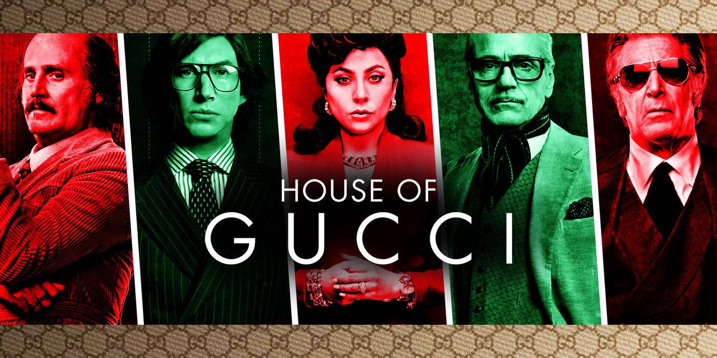 House Of Gucci Powerful Poster Wallpaper
