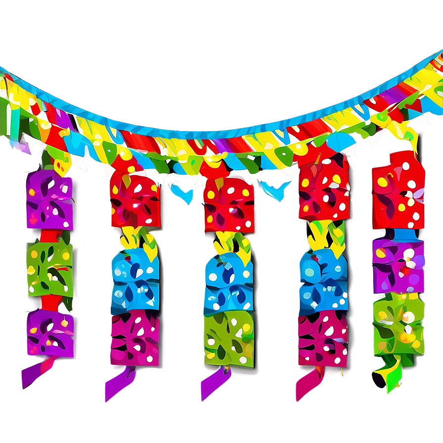 House Party Festive Streamers Png Uic28 PNG