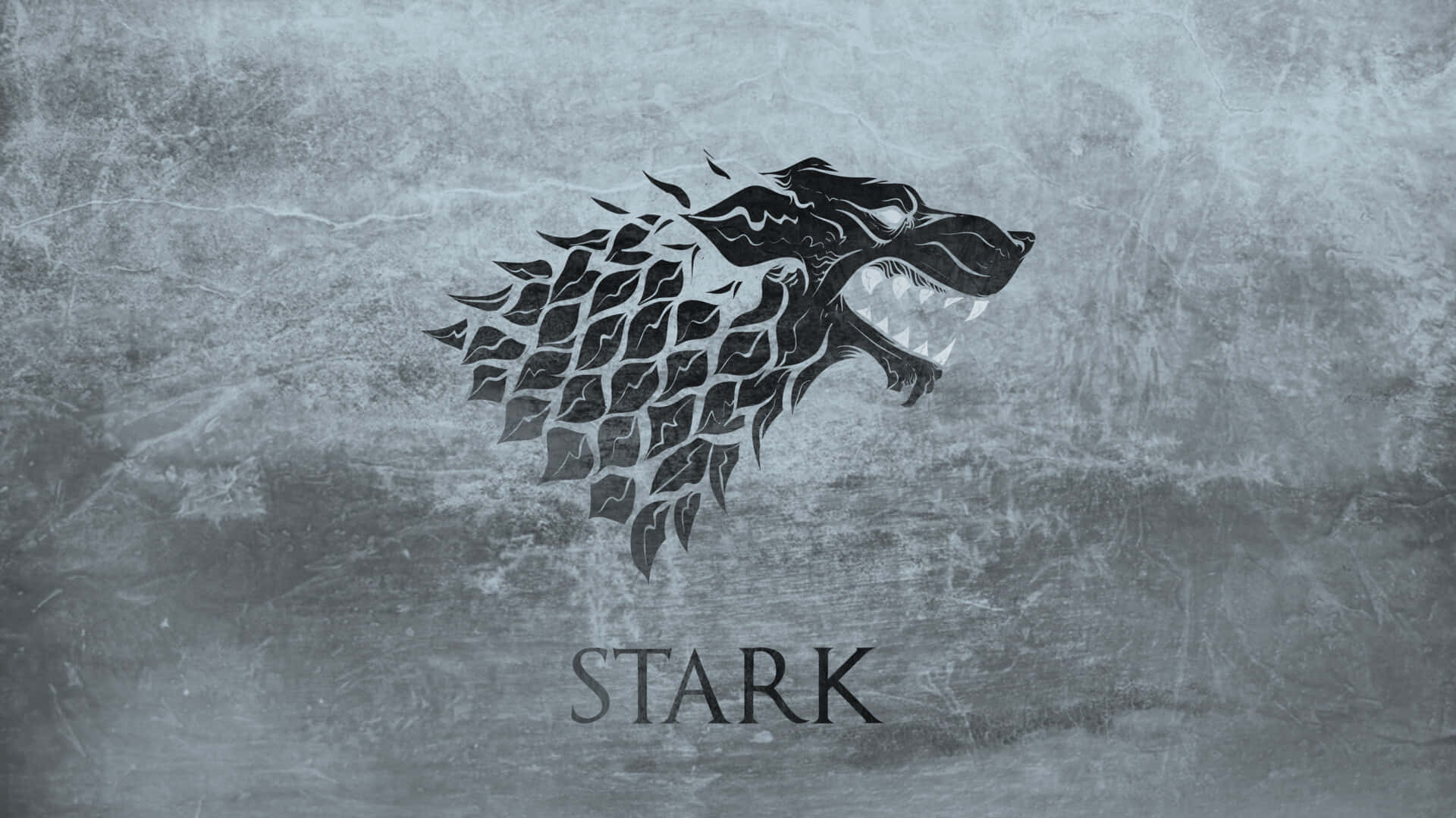House Stark Logo Textured Wallpaper
