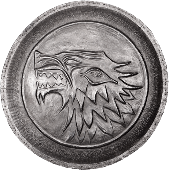 House Stark Sigil Shield Gameof Thrones PNG