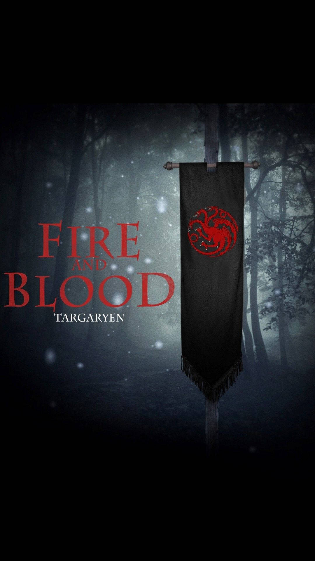 House Targaryen Digital Art Banner
