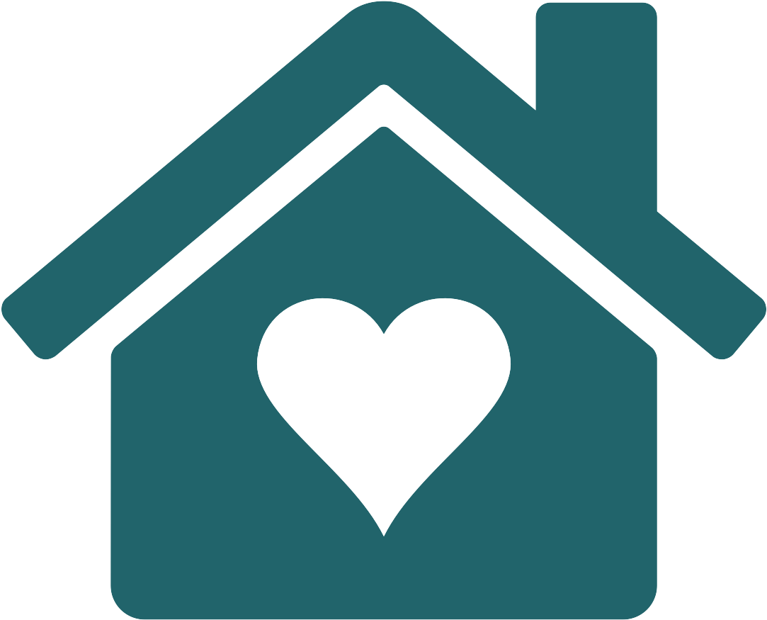 House With Heart Logo PNG