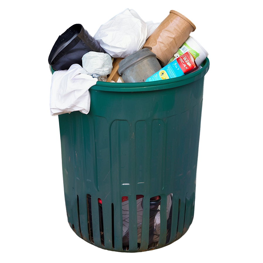 Household Garbage Assortment Png 05242024 PNG