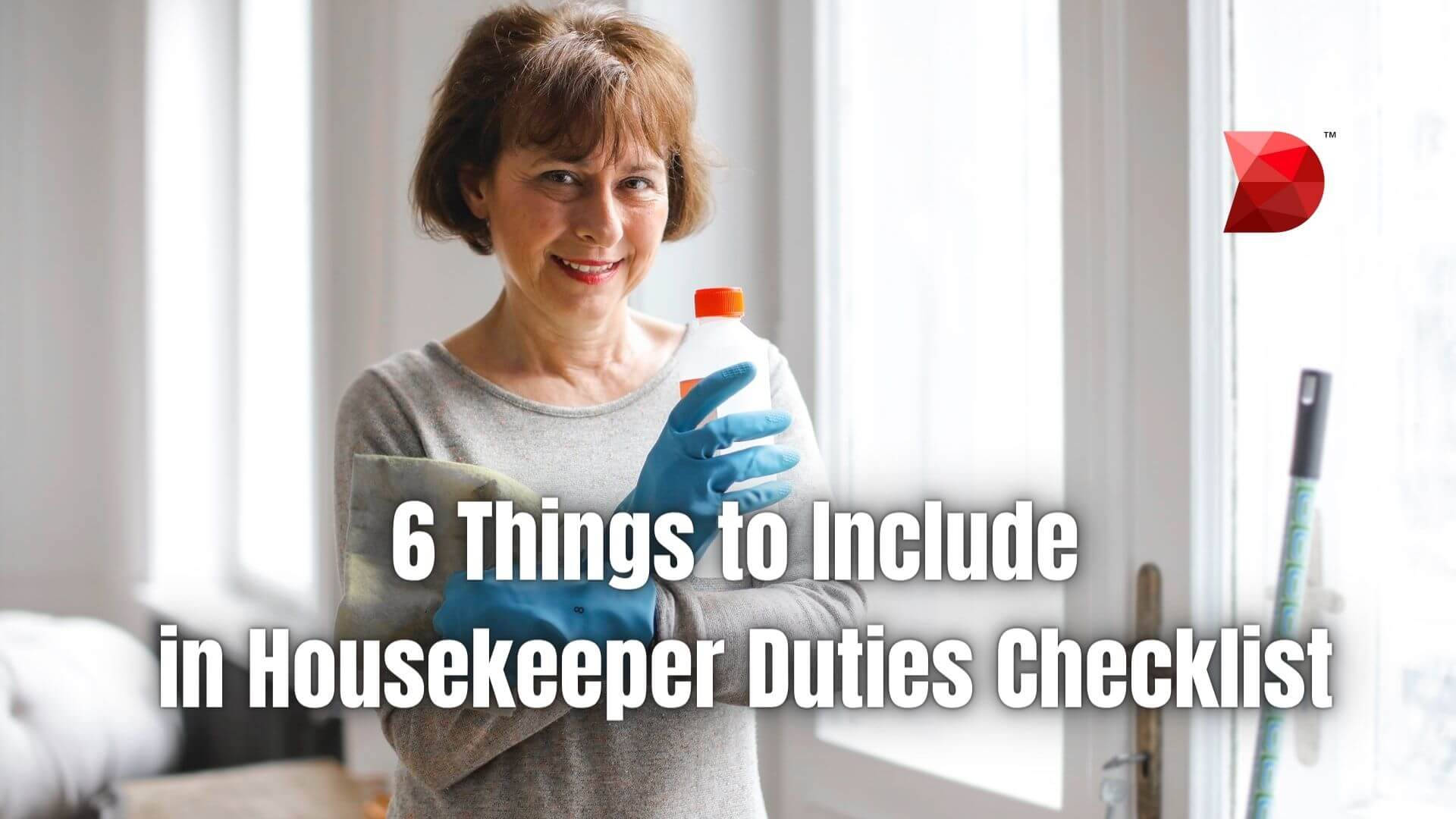 Housekeeper Duties Checklist Cleaning Wallpaper