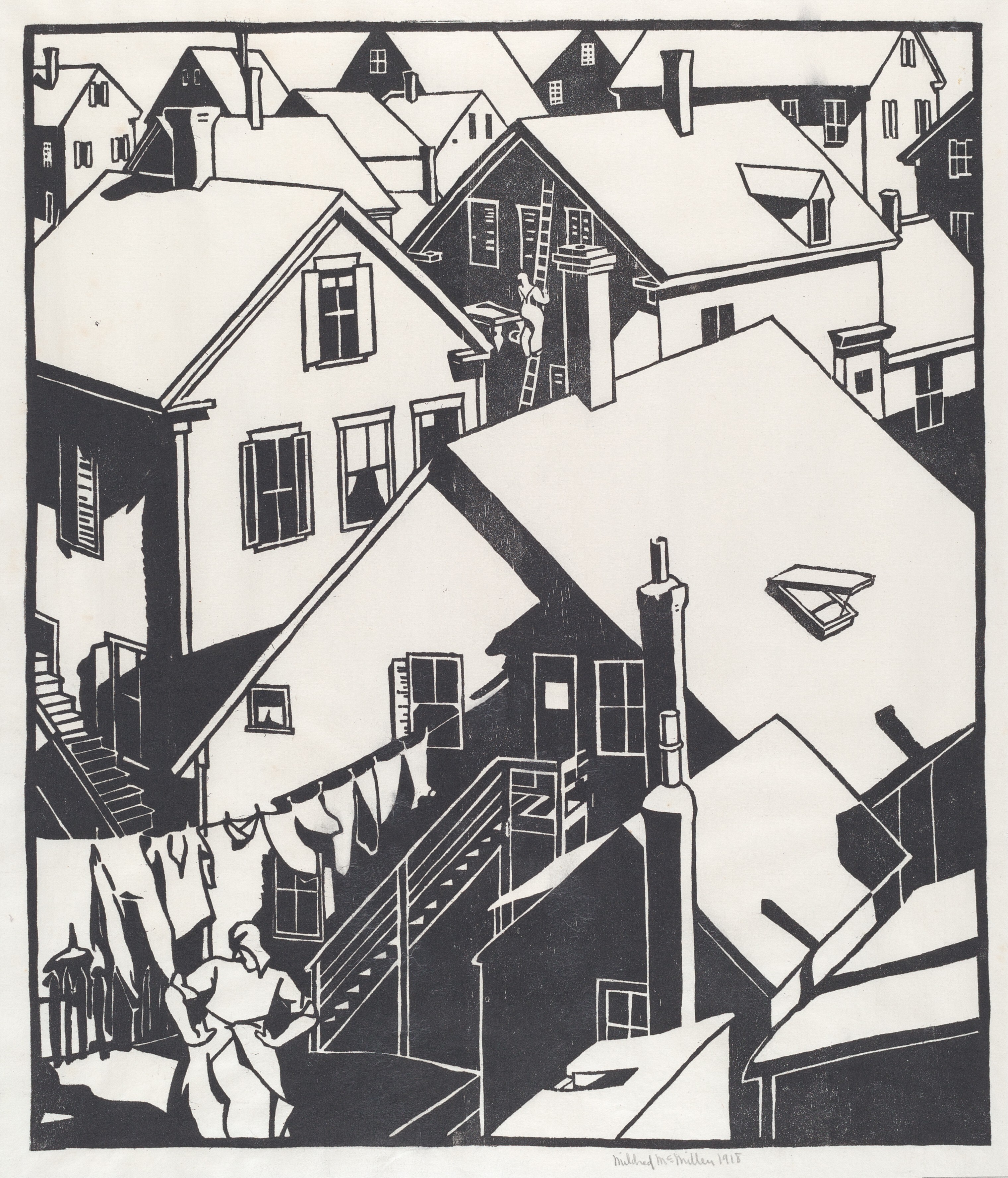 Housetops Wallpaper