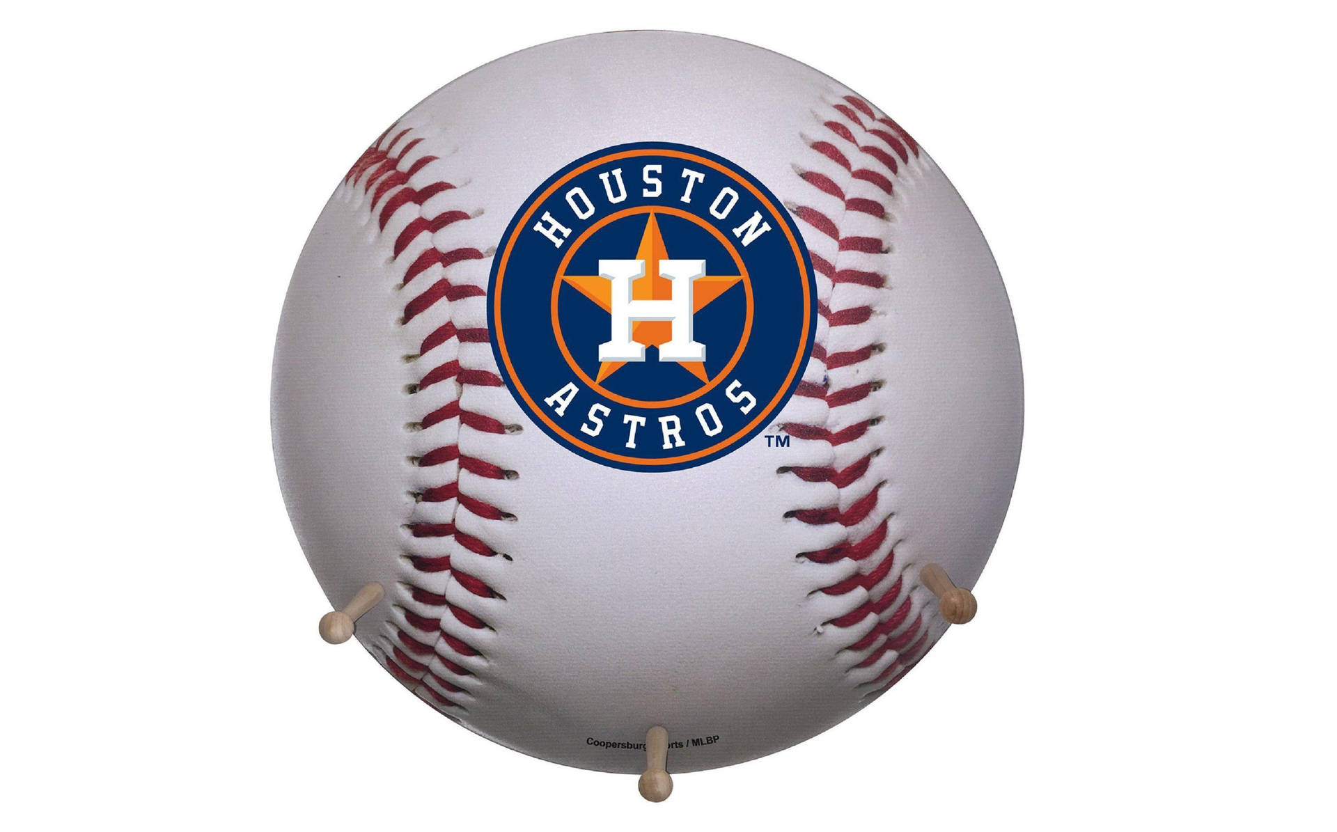 Houston Astros Baseball With Logo Wallpaper