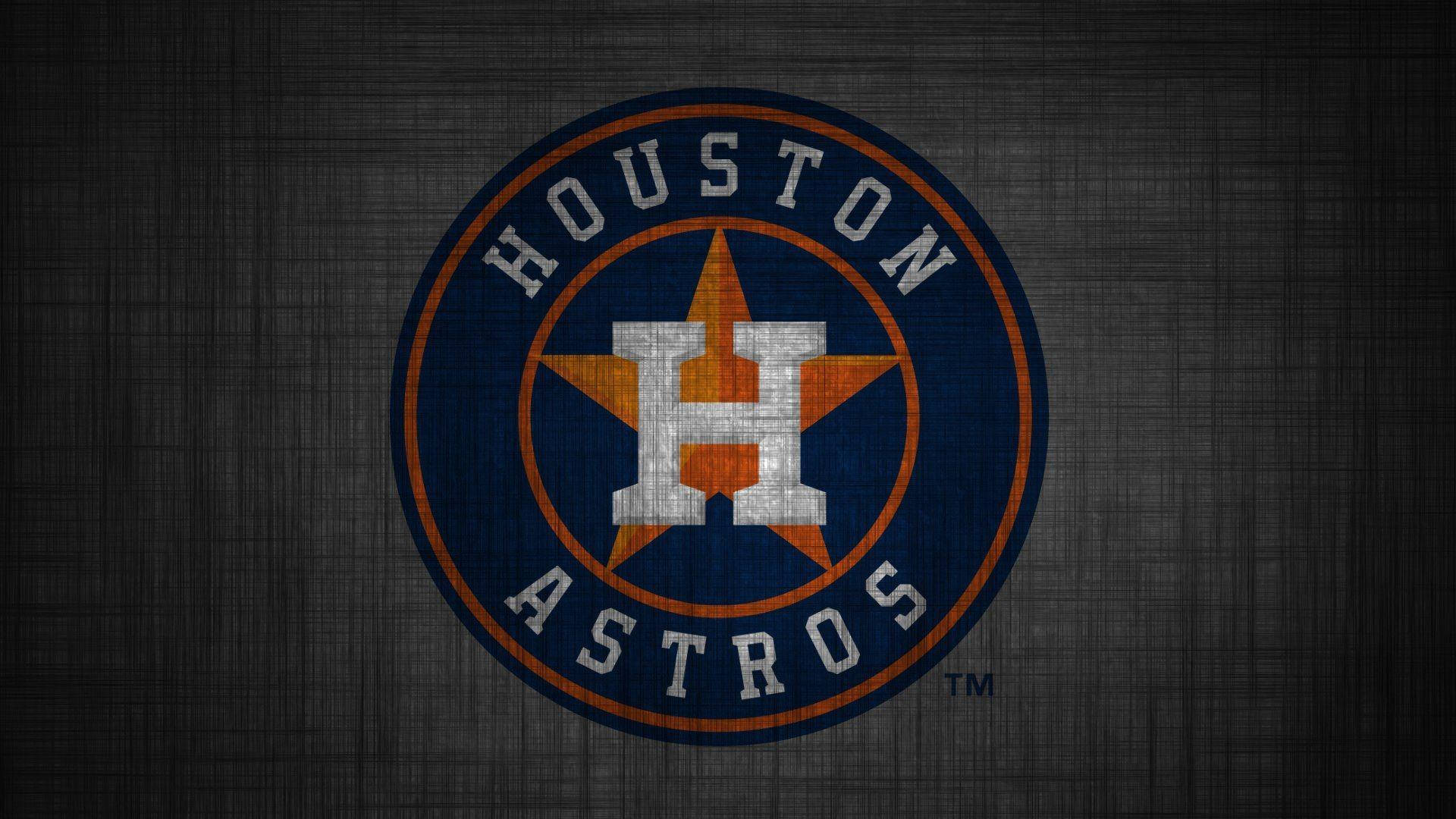 Houston Astros Textured Logo Wallpaper