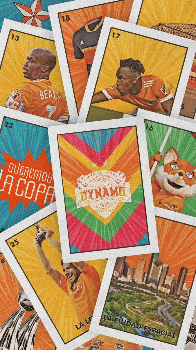 Houston Dynamo Cute Card Artwork Wallpaper