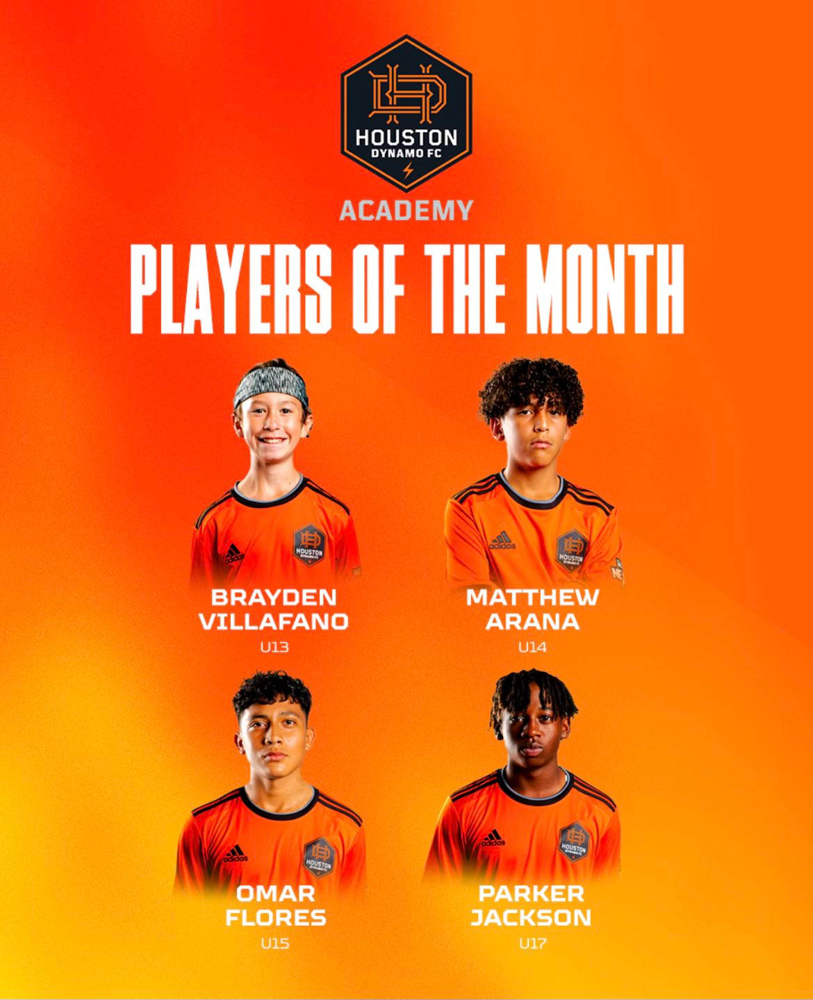 Houston Dynamo Players Of The Month Wallpaper