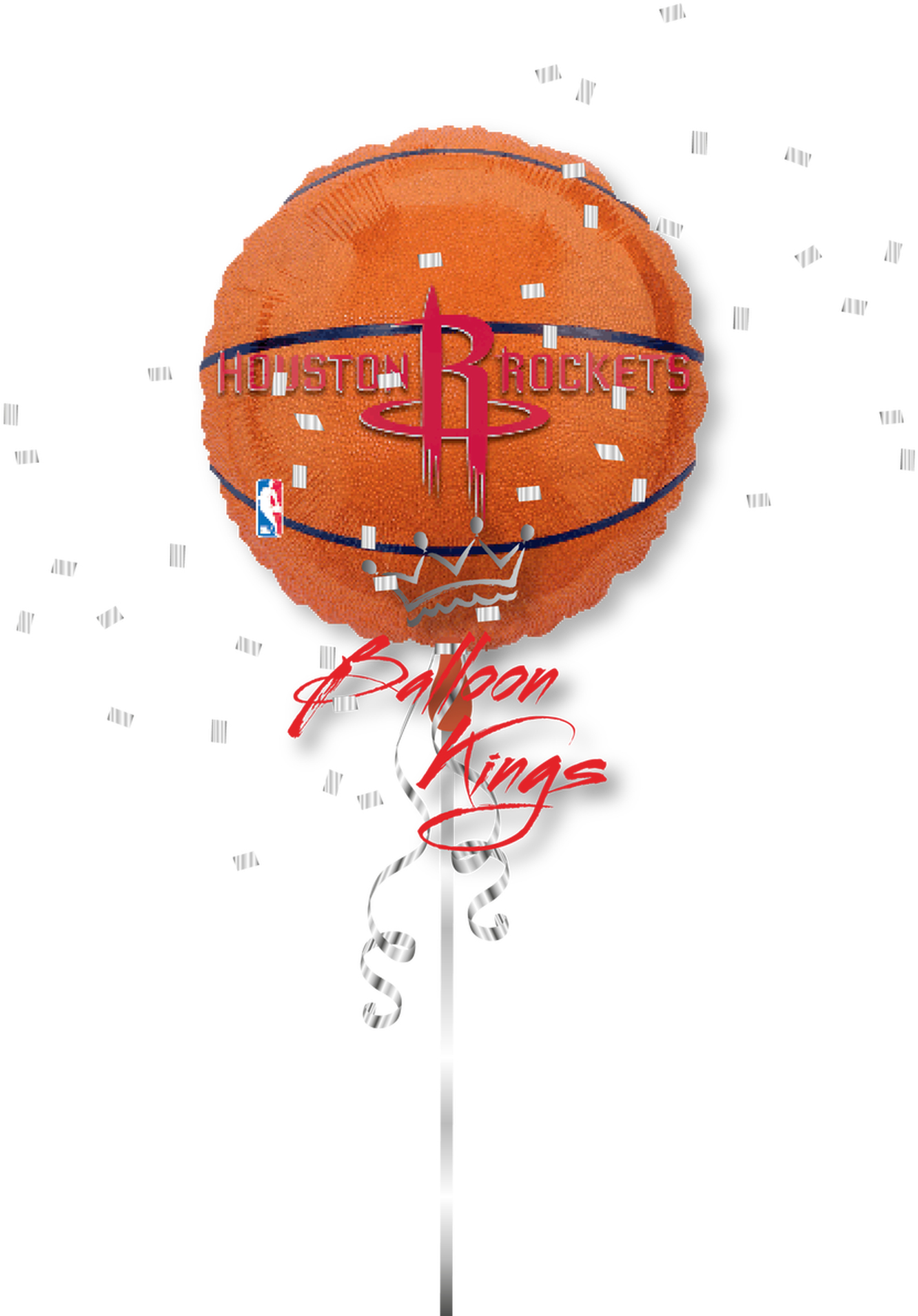 Houston Rockets Balloon Artwork PNG