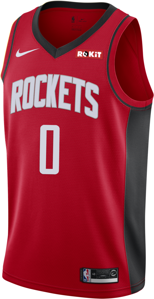 Houston Rockets Basketball Jersey PNG