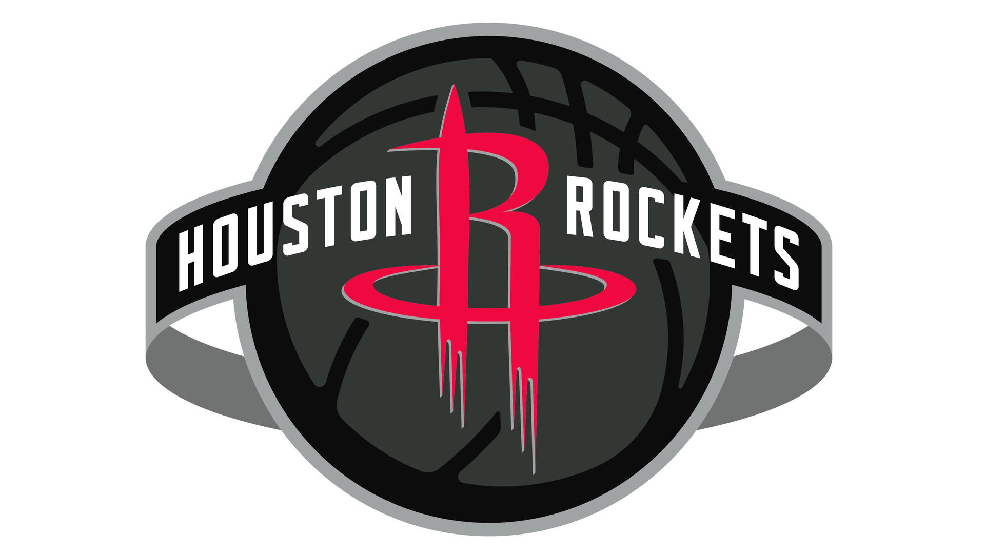 Logotipodo Time De Basquete Houston Rockets. Papel de Parede