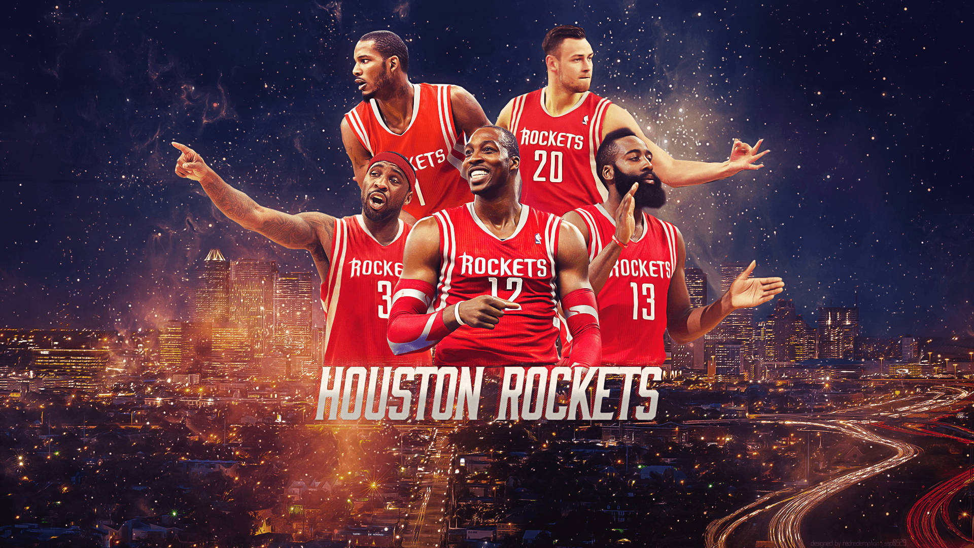 Houston Rockets Basketball Team Wallpaper