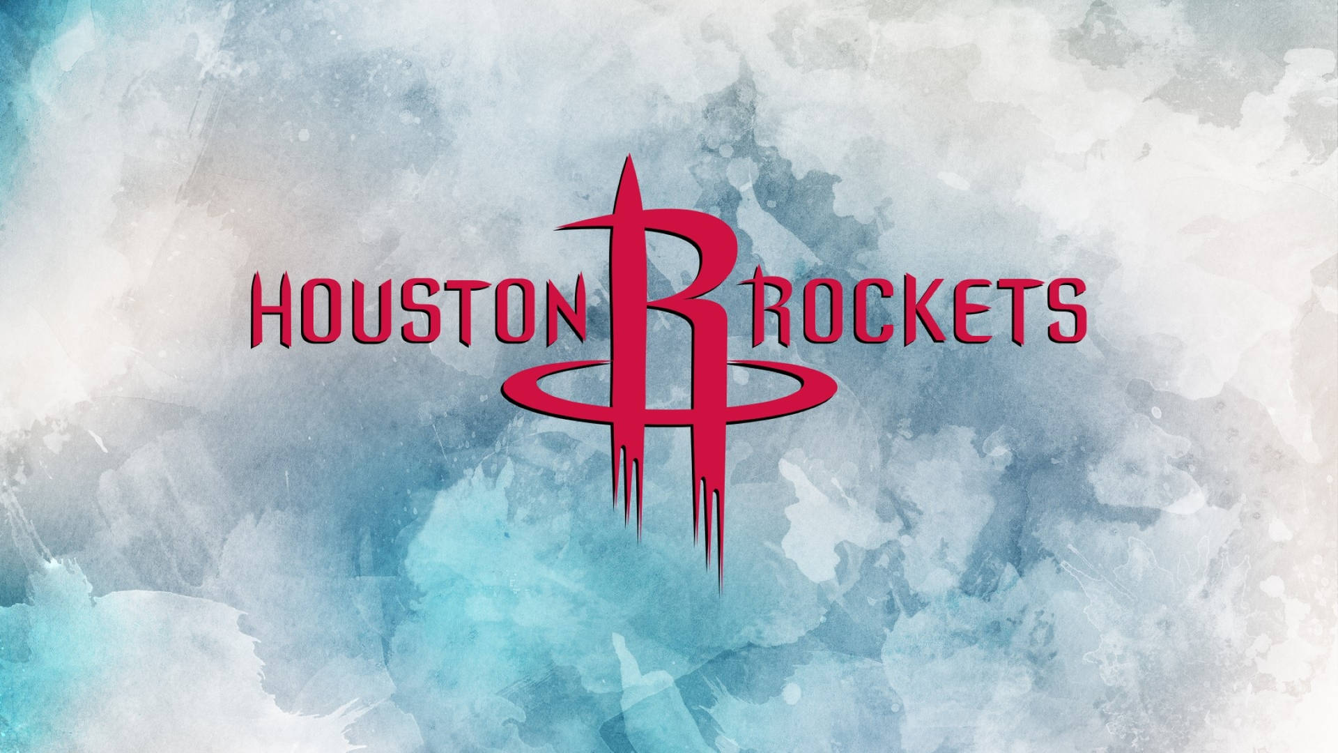 Houston Rockets Brush Art Wallpaper