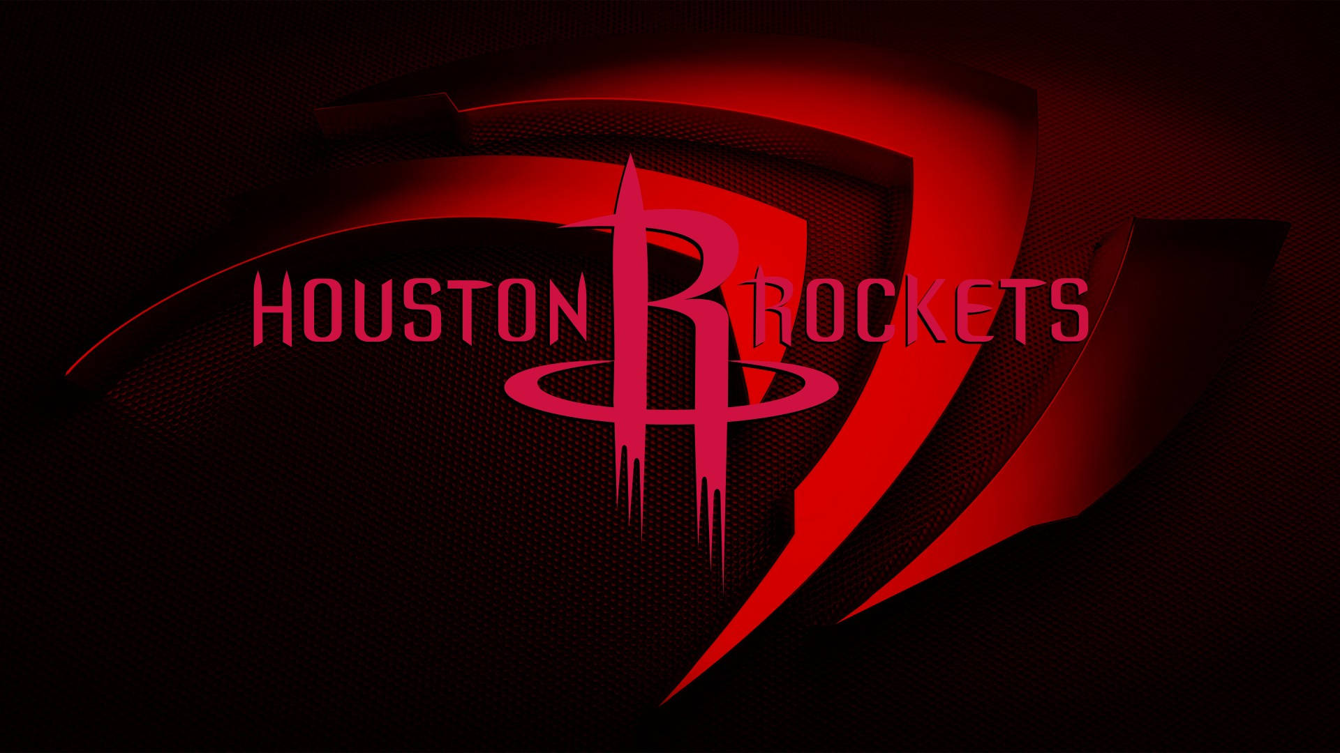 Estetica Scura Degli Houston Rockets Sfondo