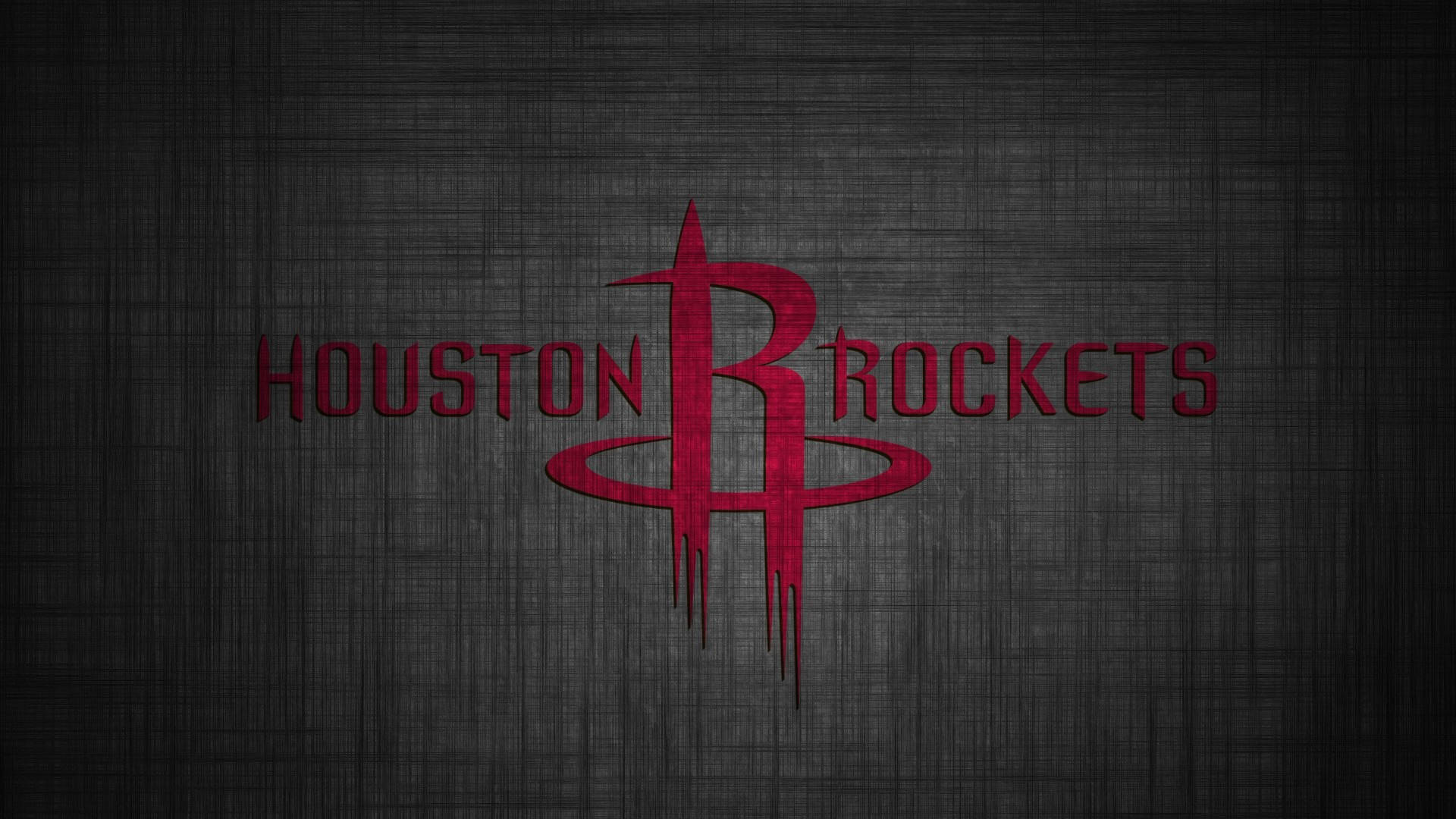 Emblemaescuro Dos Houston Rockets. Papel de Parede