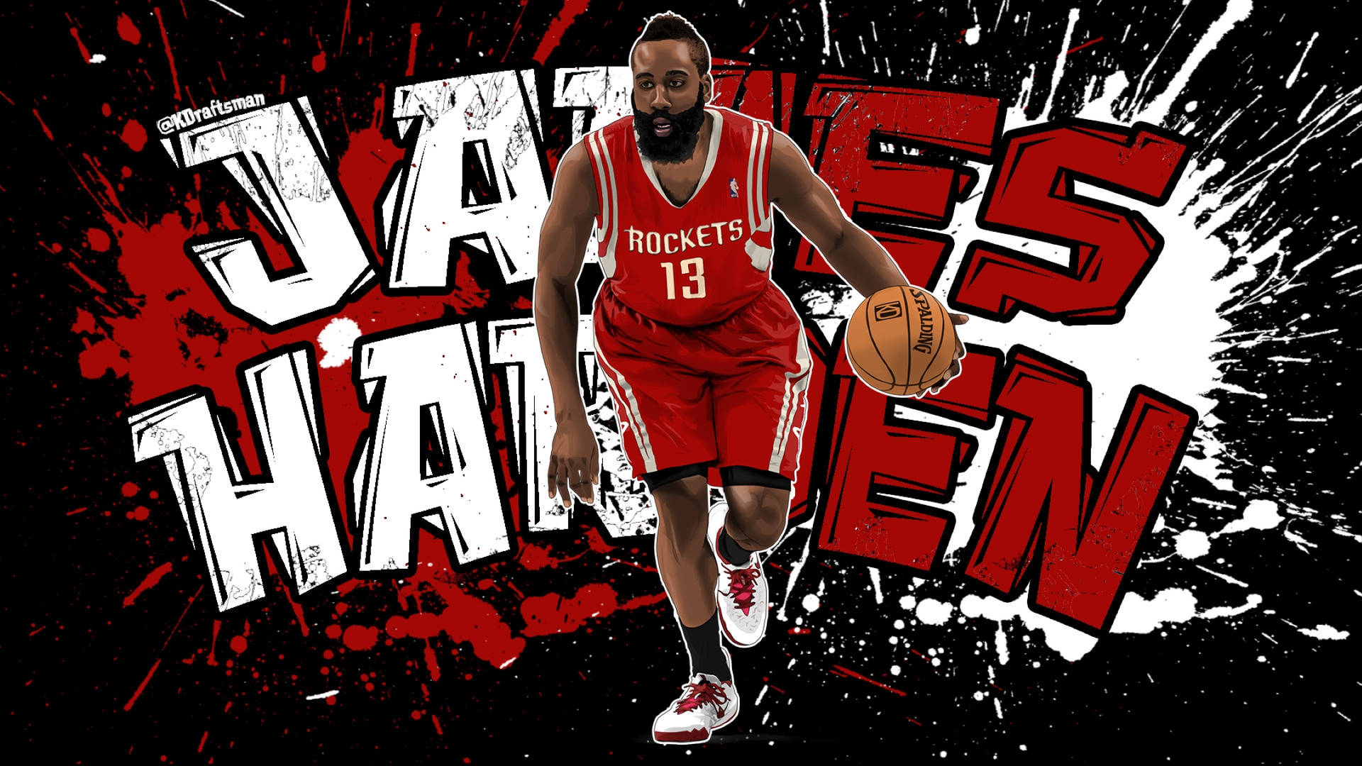 Houston Rockets James Harden Wallpaper