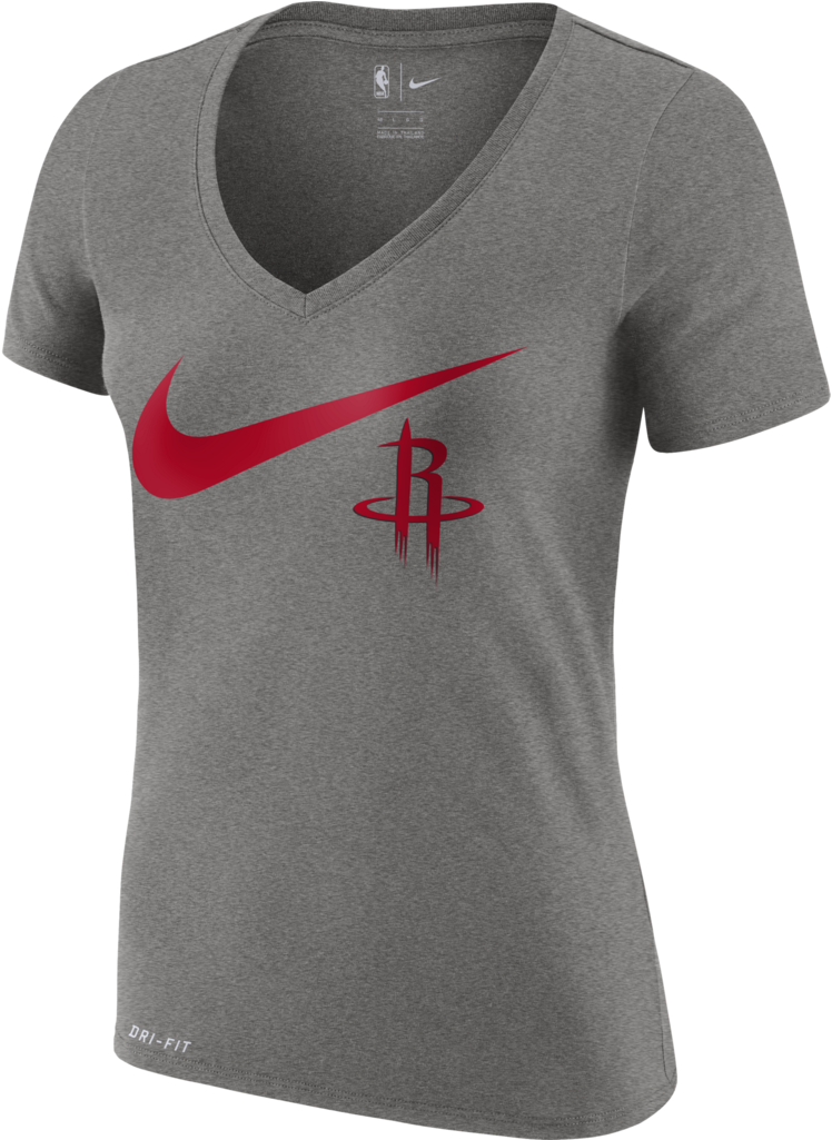 Houston Rockets Nike Dri Fit T Shirt PNG