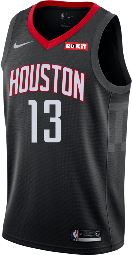 Houston Rockets Number13 Jersey PNG