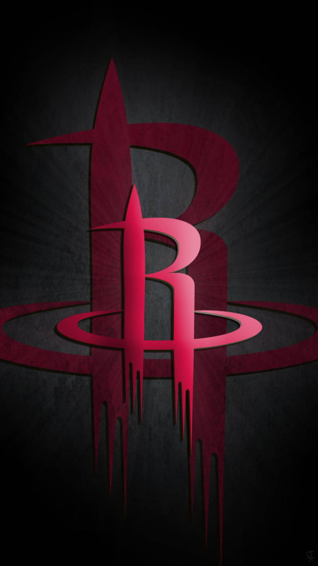 Houston Rockets Overlay Symbol Wallpaper