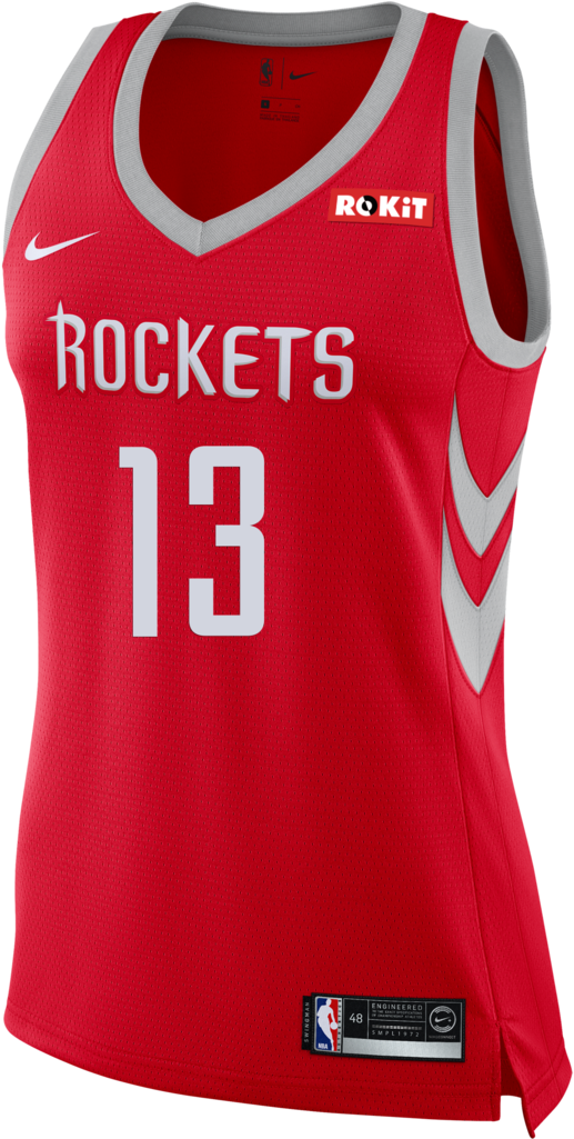 Houston Rockets Red Jersey Number13 PNG