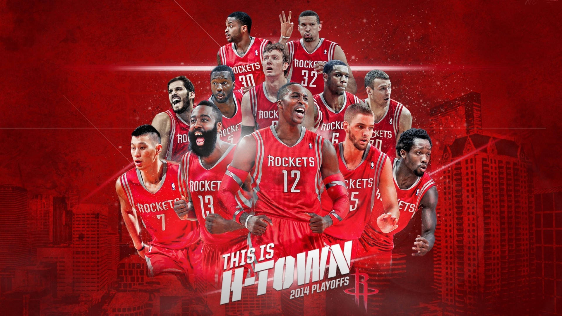Download Houston Rockets Roster Wallpaper
