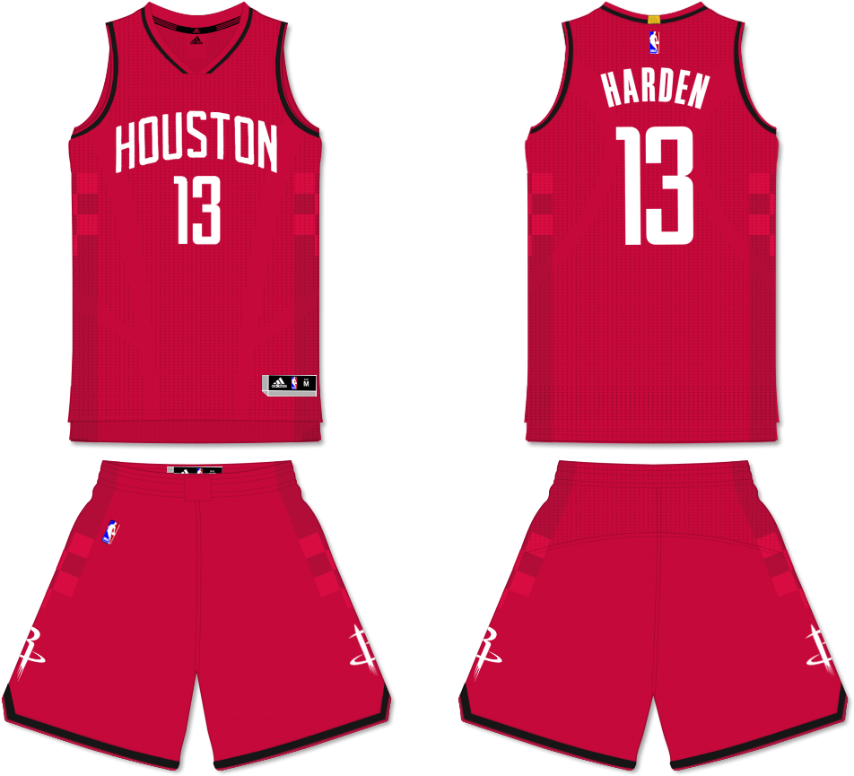 Houston Rockets13 Harden Uniform PNG