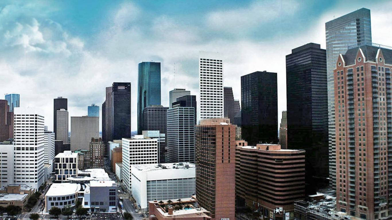 Houston Skyline American City Wallpaper
