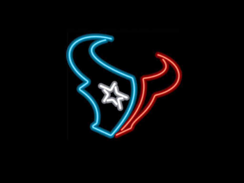 Billede af Houston Texans logo på væggen baggrund: 