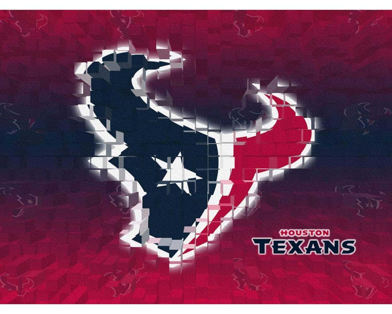 Iconisk Houston Texans Logo Tapet. Wallpaper