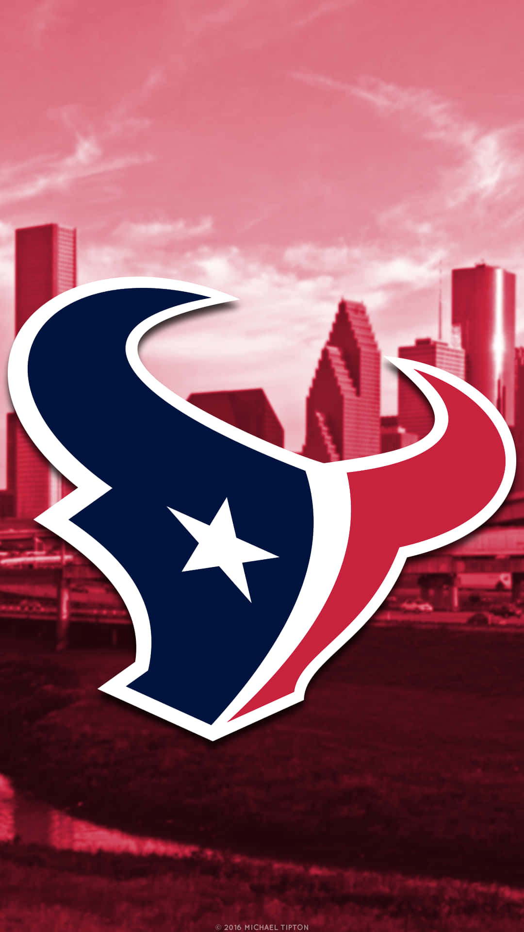 Houston Texans Logo 1080 X 1920 Wallpaper