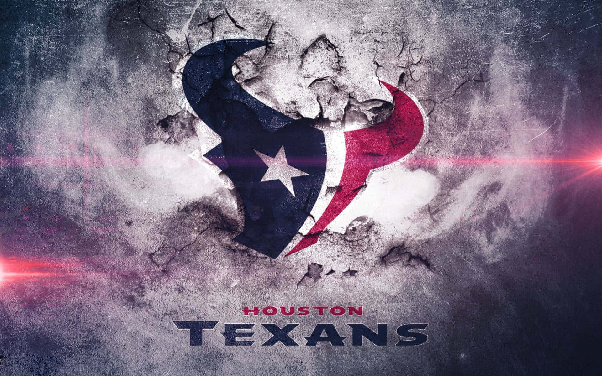 Det ikoniske logo for Houston Texans er features som baggrund. Wallpaper