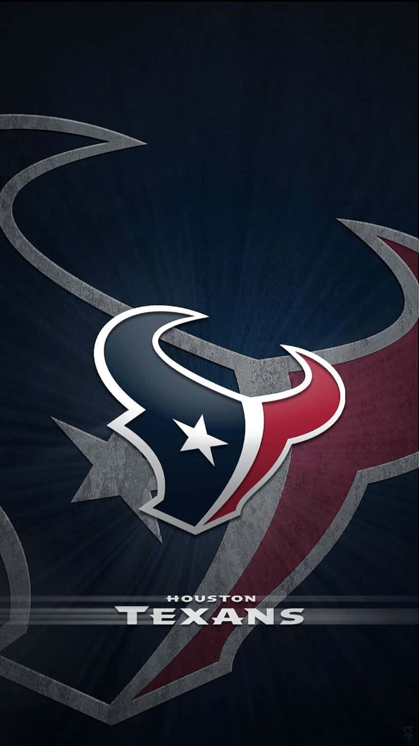 Logotipode Los Houston Texans Sobre Un Fondo Estrellado De Estilo Grunge Fondo de pantalla