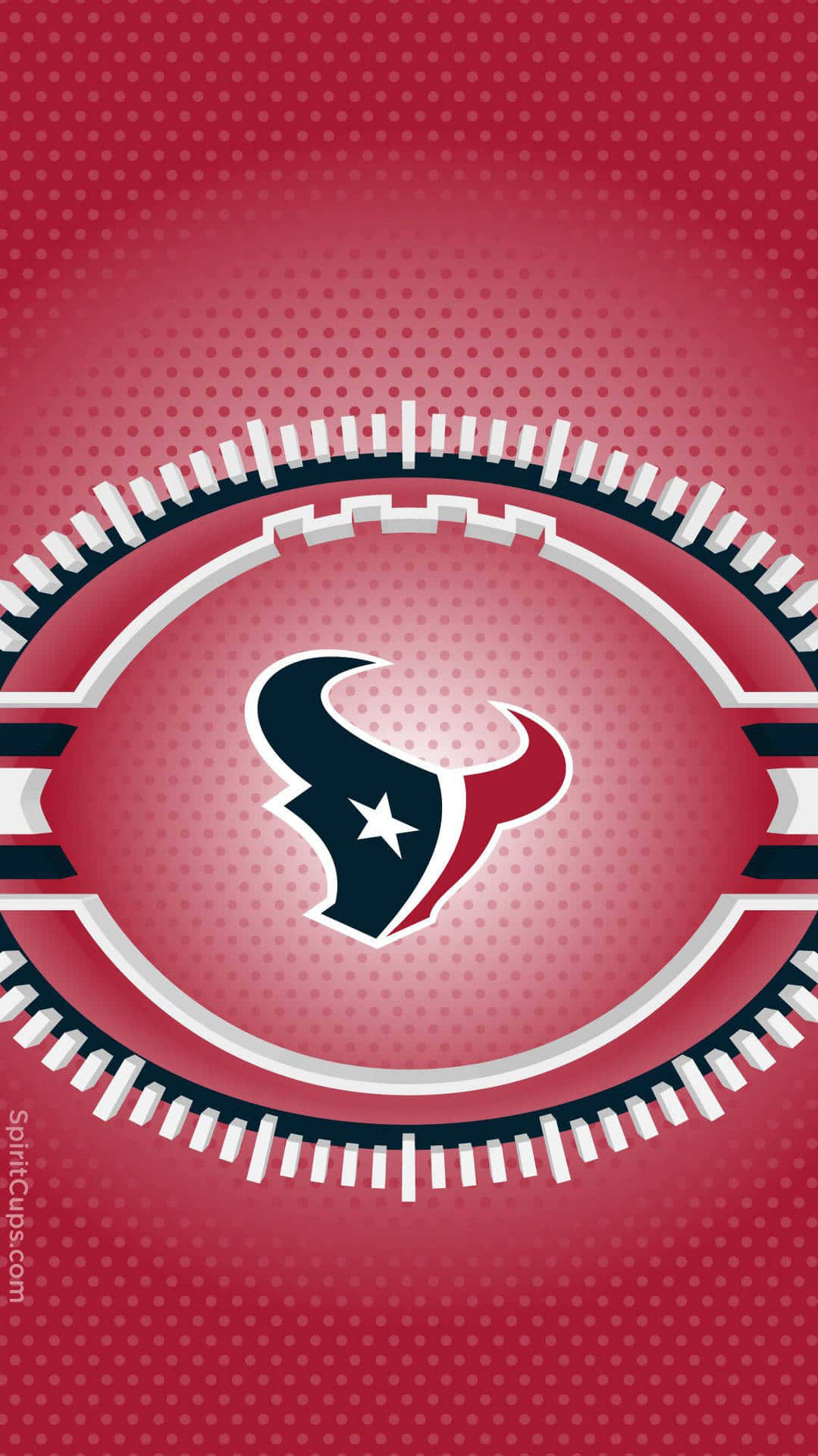 Texanslogotypen För Houston National Football League Lag. Wallpaper