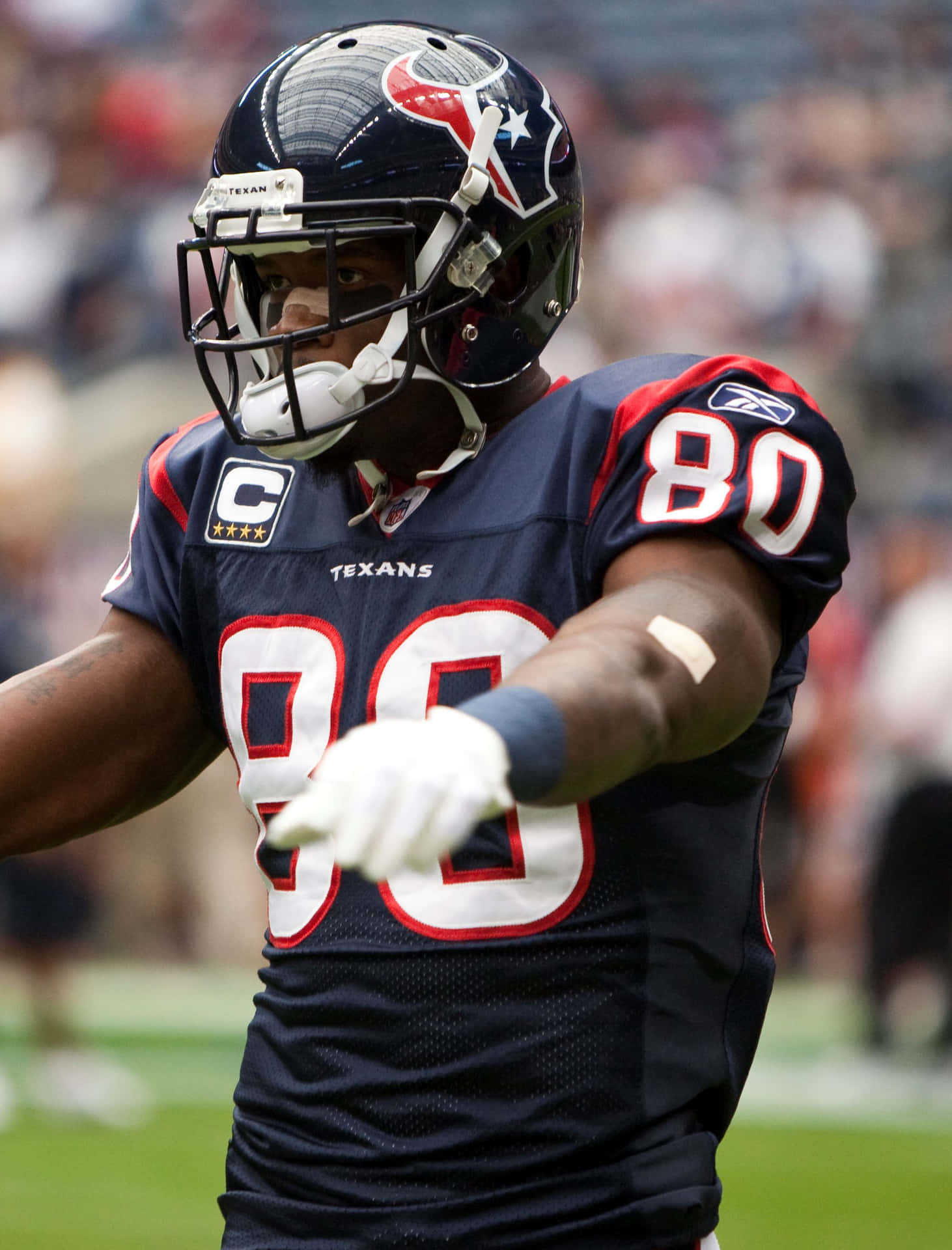 Houston Texans Player Number80 Wallpaper