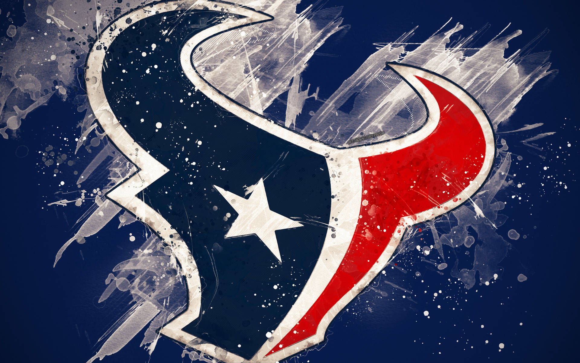 The Houston Texans Face off Against the Rival Cowboys Wallpaper