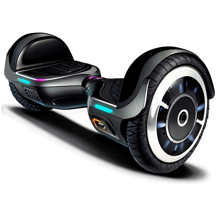 Hoverboard Isolated On White Png Vck PNG