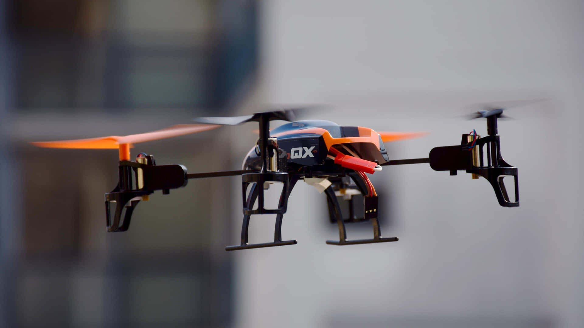 Hovering Drone Camerain Flight Wallpaper