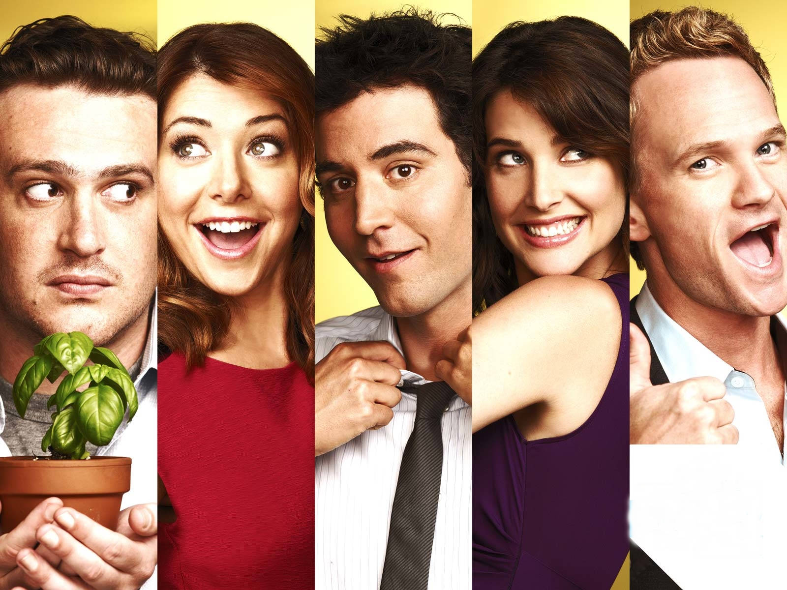 How I Met Your Mother Cast Collage Wallpaper